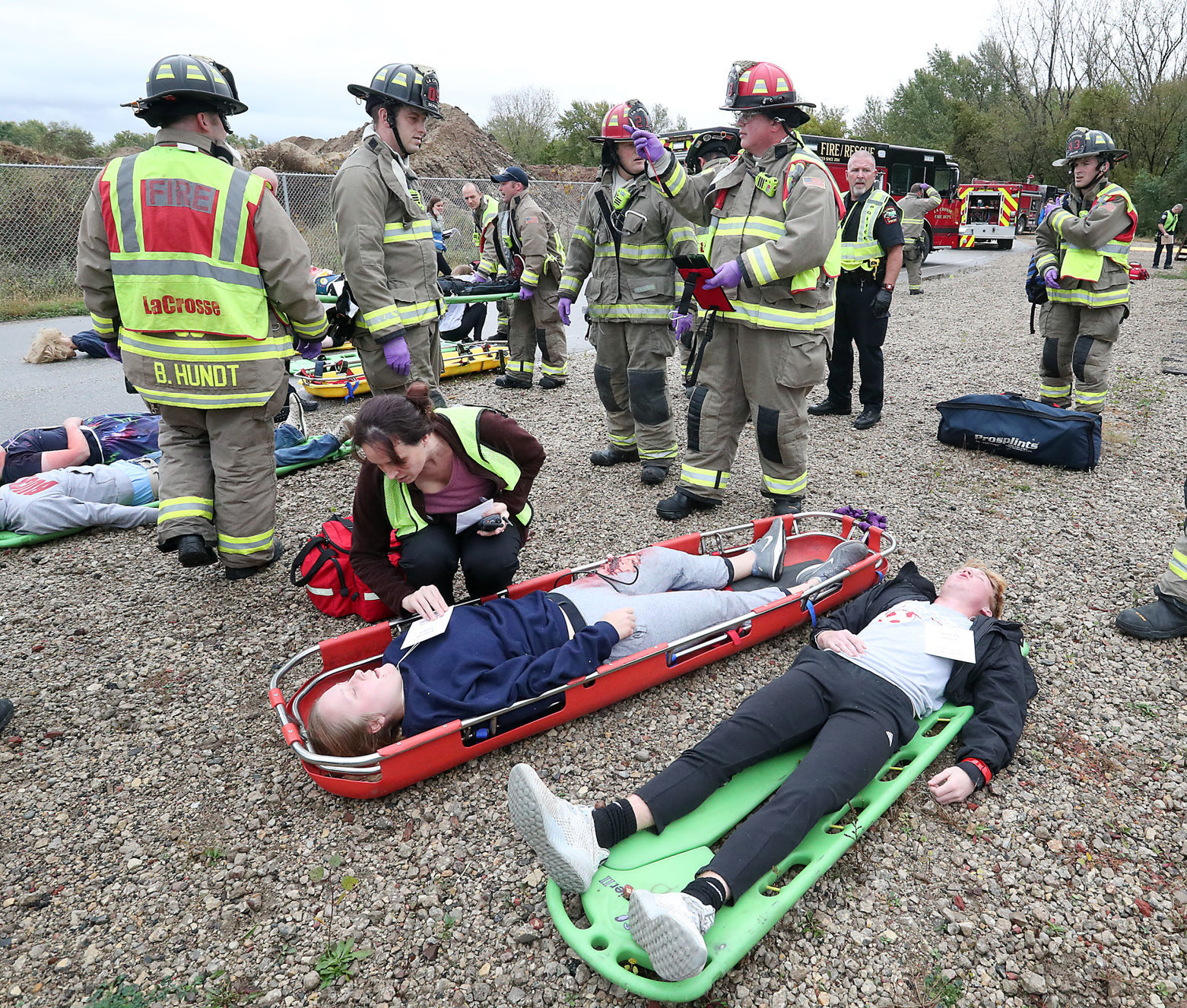 Bus-train crash tests the mettle of La Crosse County rescuers